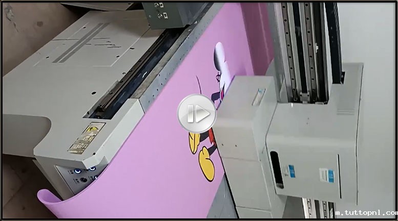 瑜伽垫打印视频